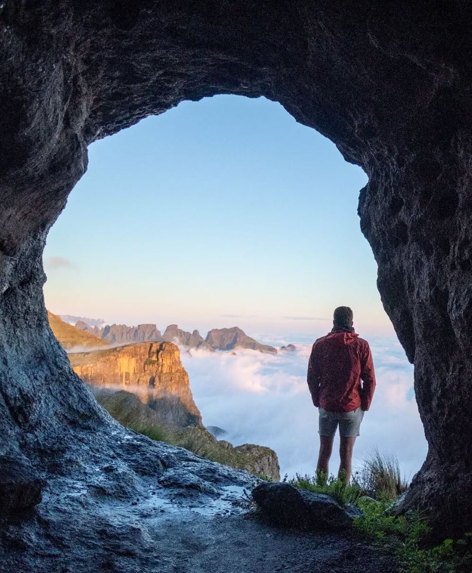 Sunrise from Rolands Cave